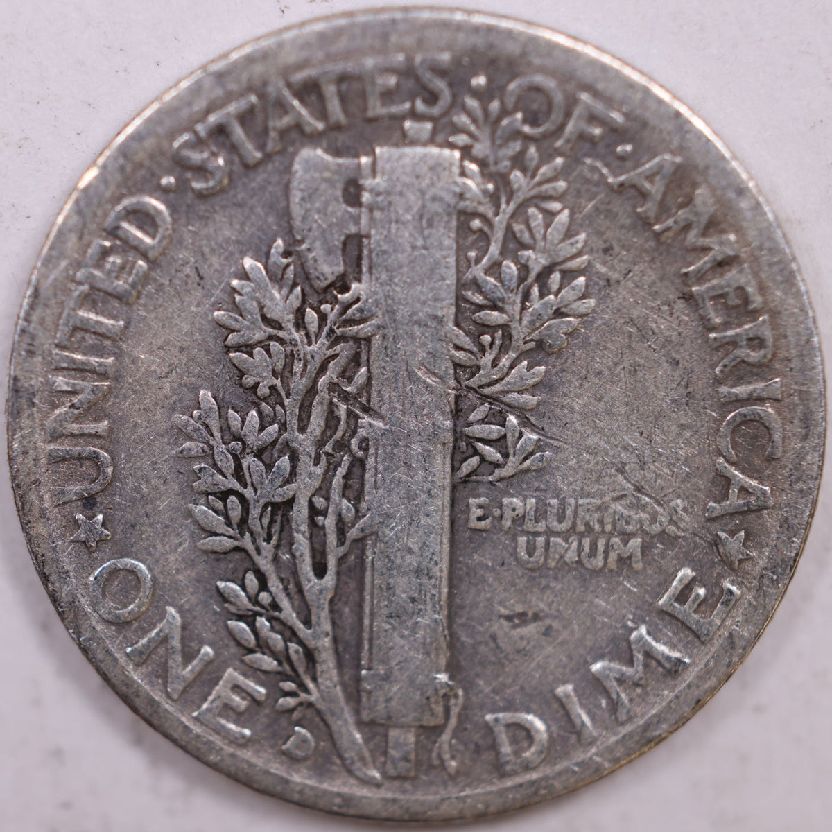 1940-D Mercury Dime, Very Good+ Coin, Store #DE1078