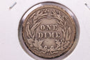 1914-D Barber Silver Dime., X.F., Store Sale