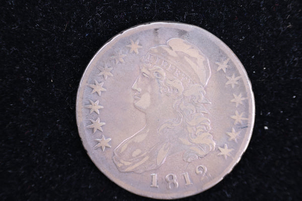 1812 Cap Bust Half Dollar, Affordable Collectible Coin. Store #230804116