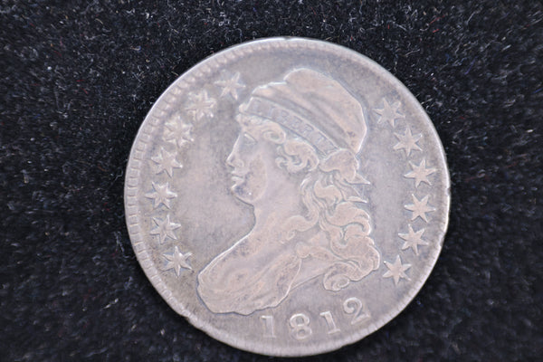 1812 Cap Bust Half Dollar, Affordable Collectible Coin. Store #230804117