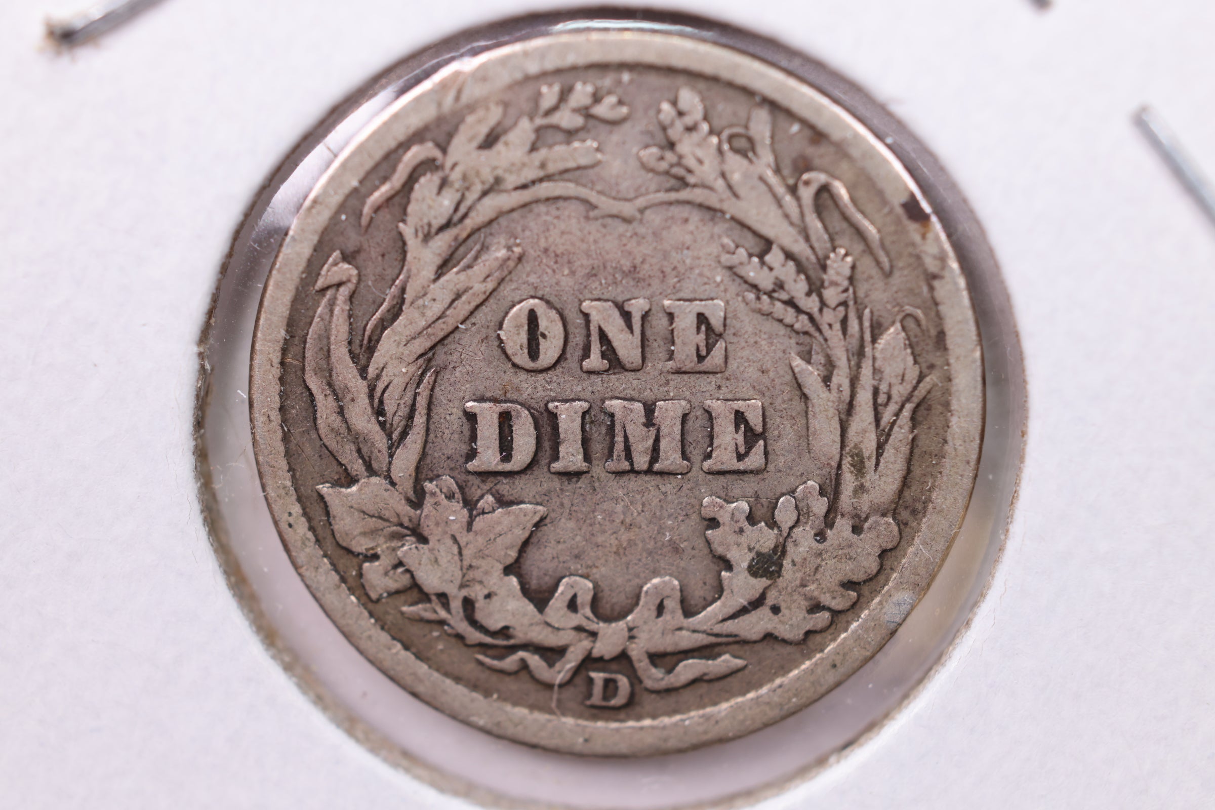 1914-D Barber Silver Dime., Fine., Store Sale #19655