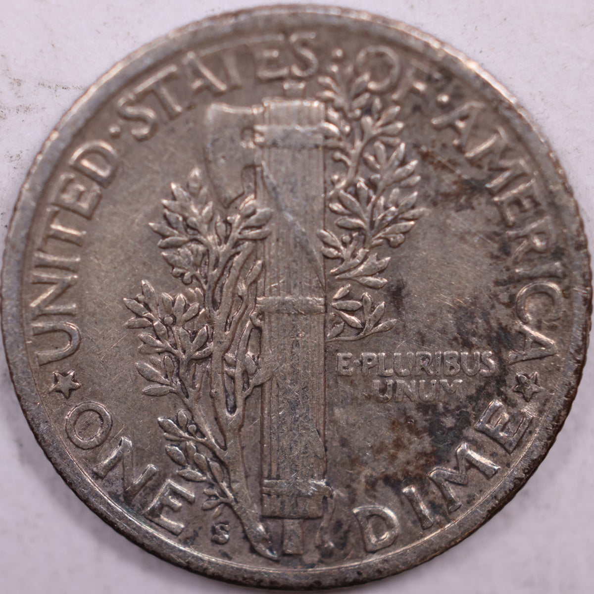 1941-S Mercury Dime, About Uncirculated Coin, Store #DE1085