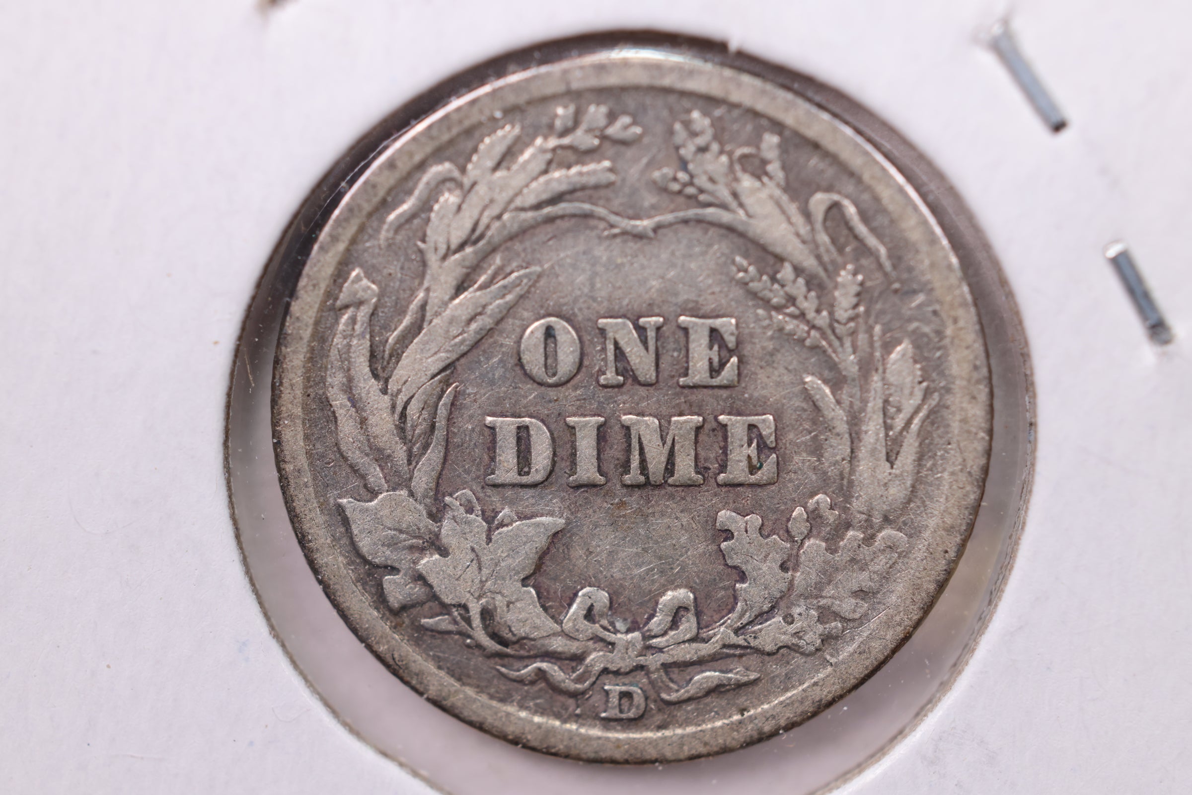 1914-D Barber Silver Dime., Fine., Store Sale #19656