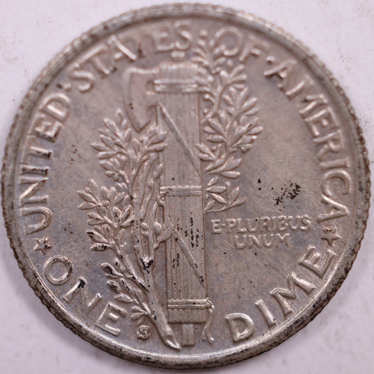 1941-S Mercury Dime, Mint State Uncirculated Coin, Store #DE1086