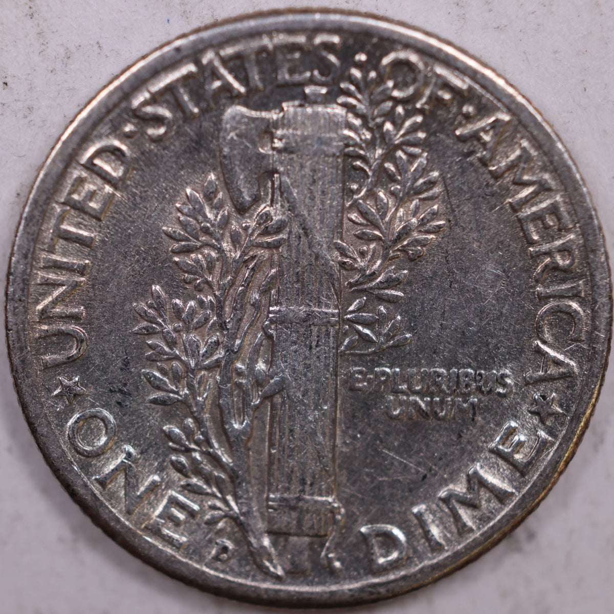 1942-D Mercury Dime, About Uncirculated Coin, Store #DE1097