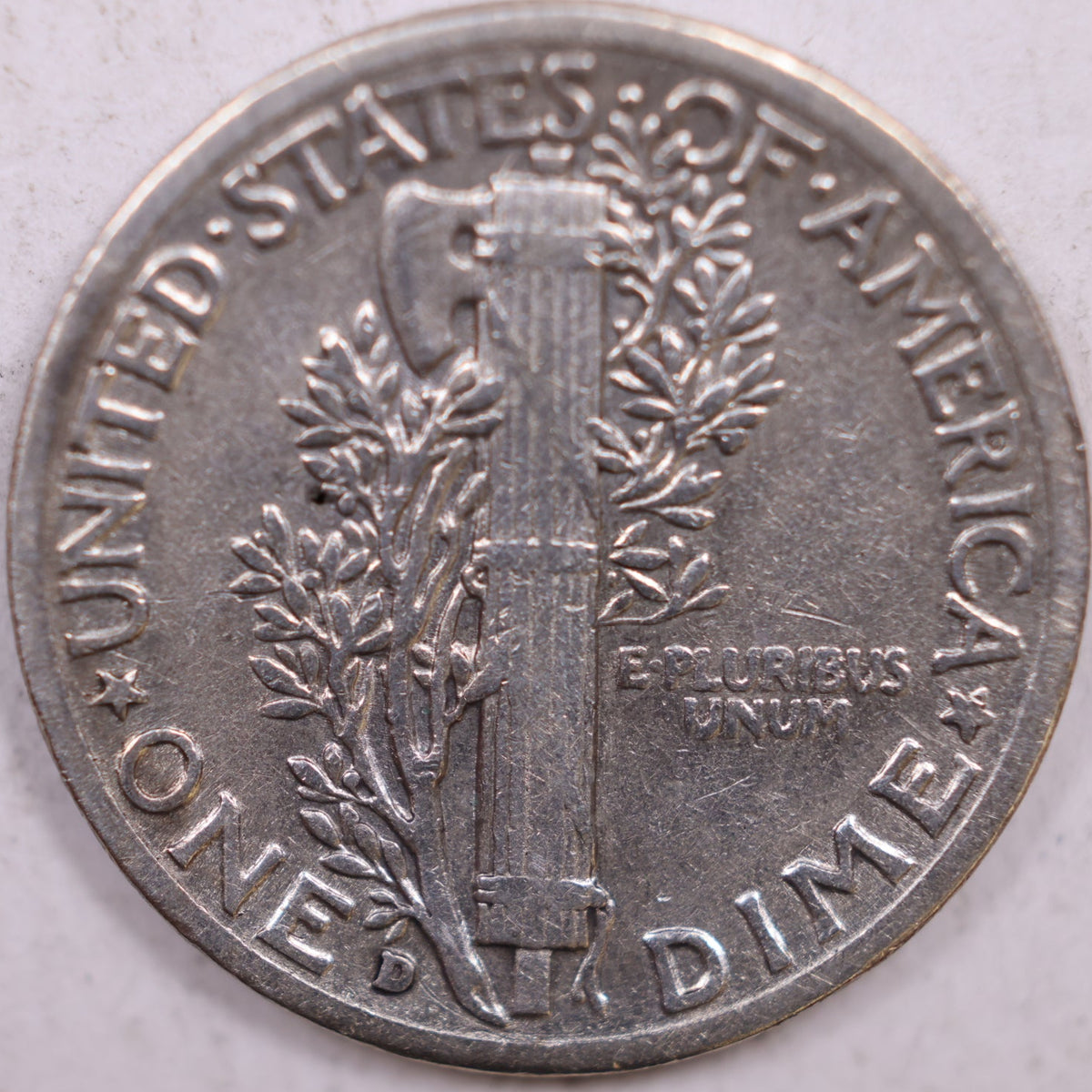 1943-D Mercury Dime, Extra Fine Circulated Coin, Store #DE1100