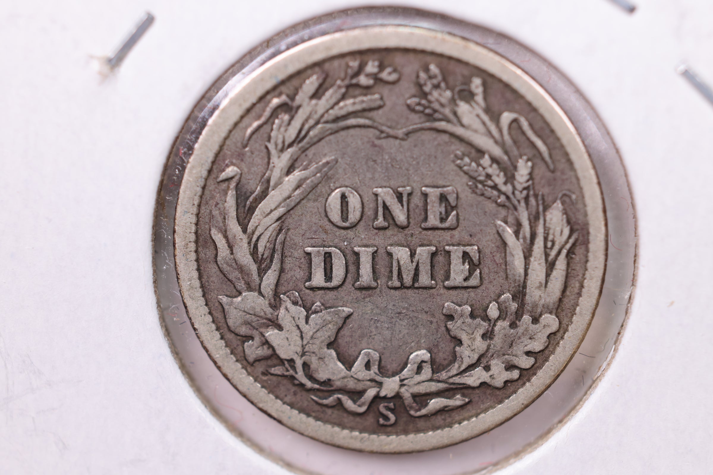 1915-S Barber Silver Dime., V.F., Store Sale #19670