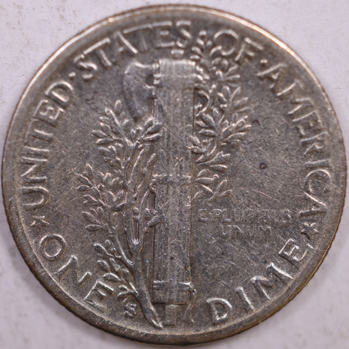 1943-D Mercury Dime, Very Fine+ Circulated Coin, Store #DE1101