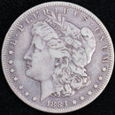 1884-S Morgan Silver Dollar, Very Fine Circulated Coin, Store