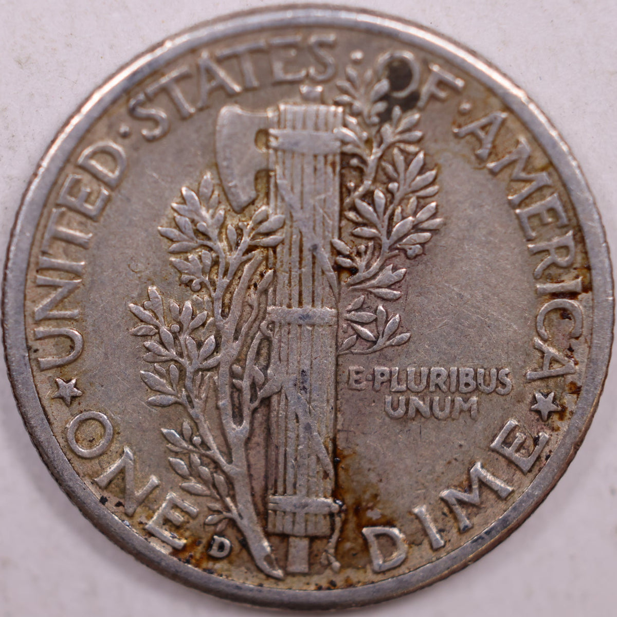 1943-D Mercury Dime, Extra Fine Circulated Coin, Store #DE1103