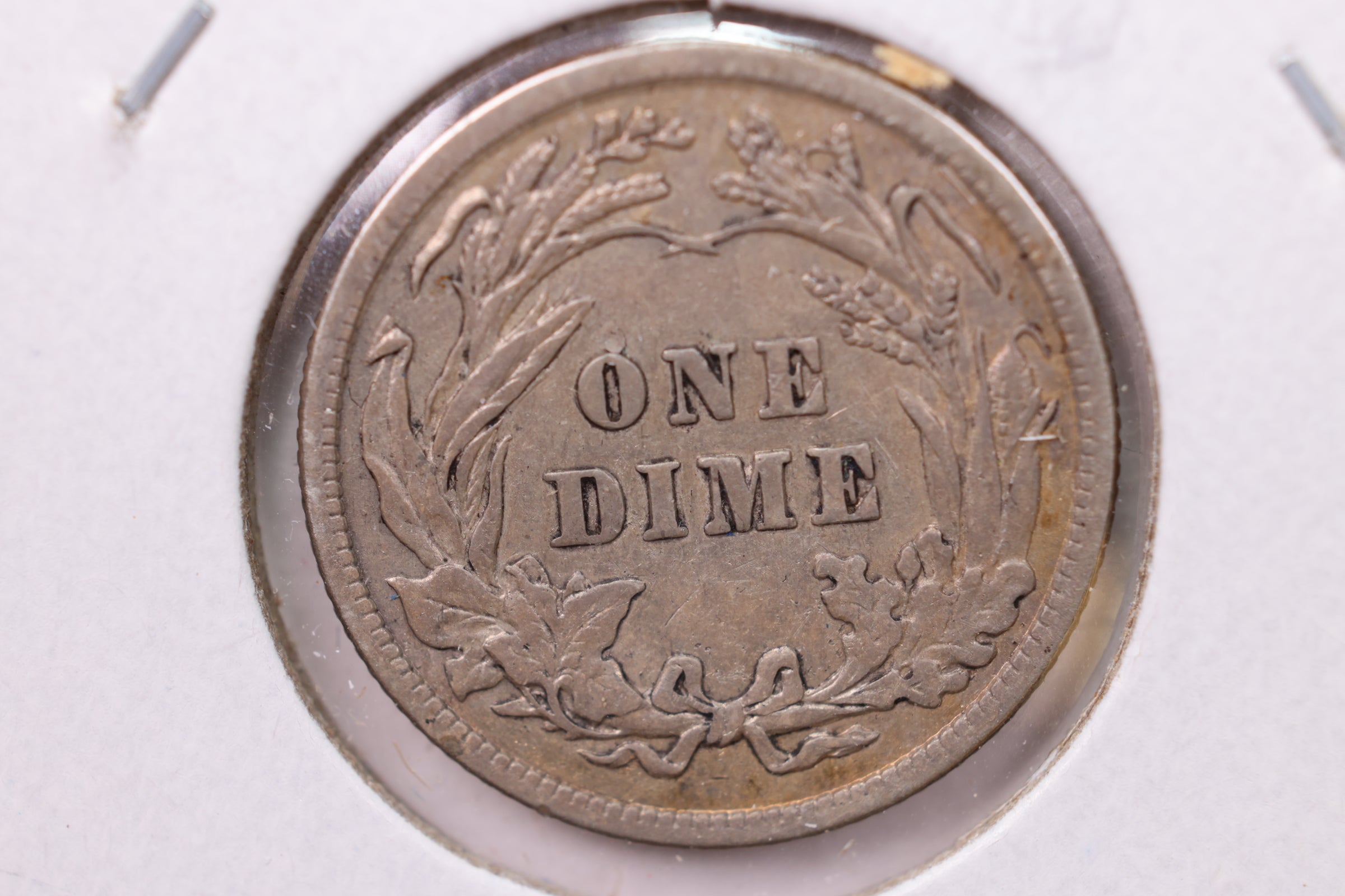 1916 Barber Silver Dime., V.F., Store Sale #19675