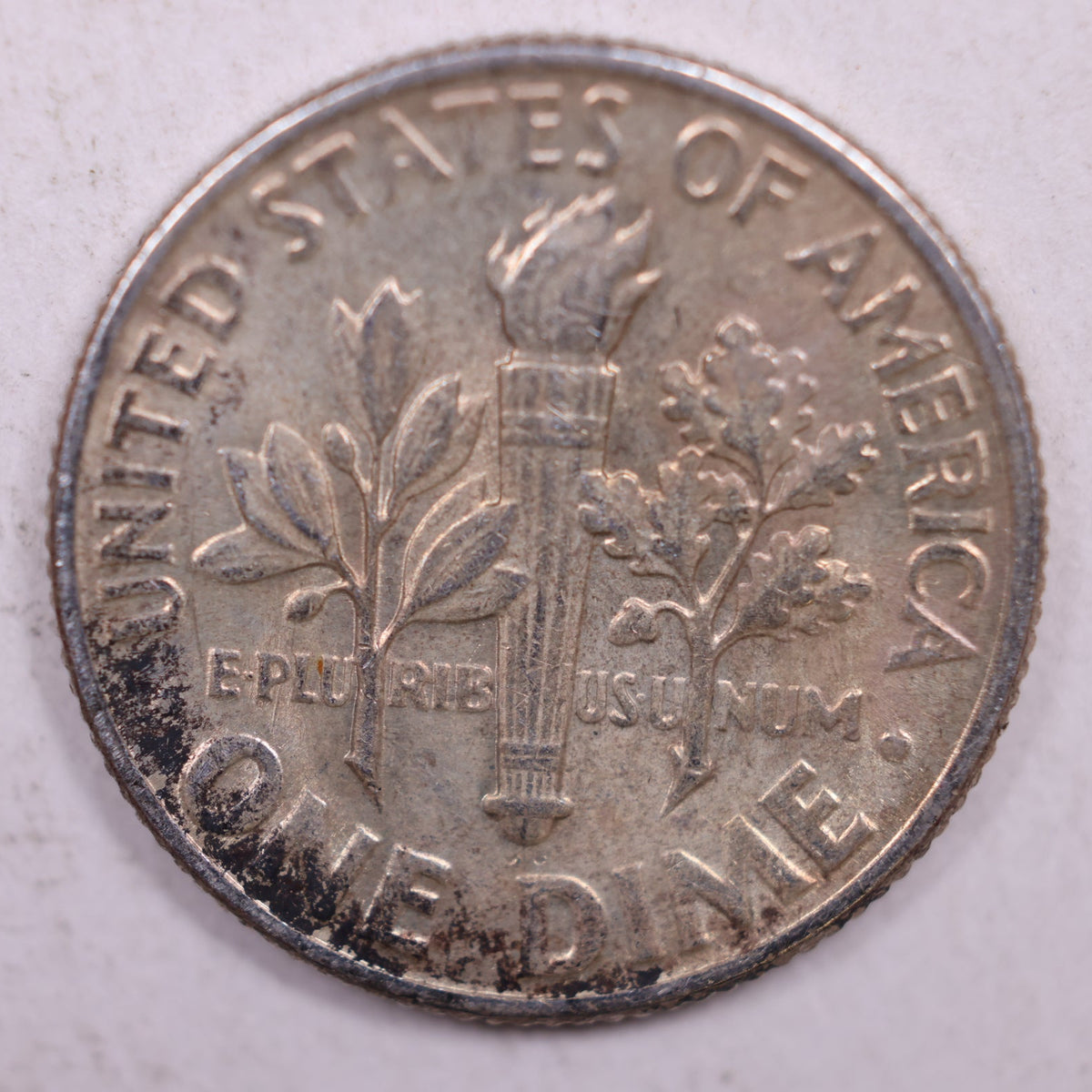 1946 Roosevelt Silver Dime, Mint State Uncirculated Coin, Store #DE0268