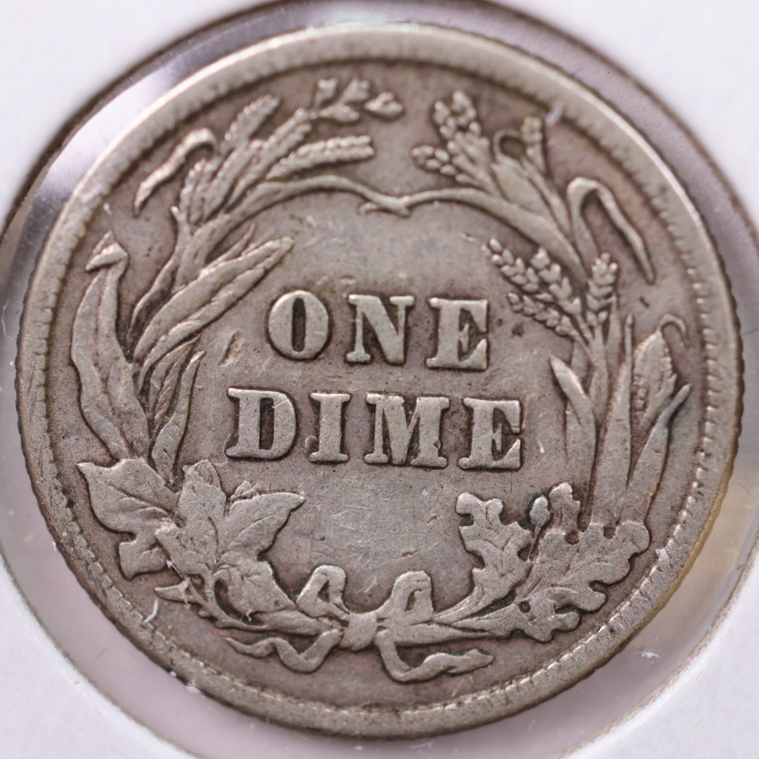 1916 Barber Silver Dime, Very Fine Circulated Coin, Store #19678
