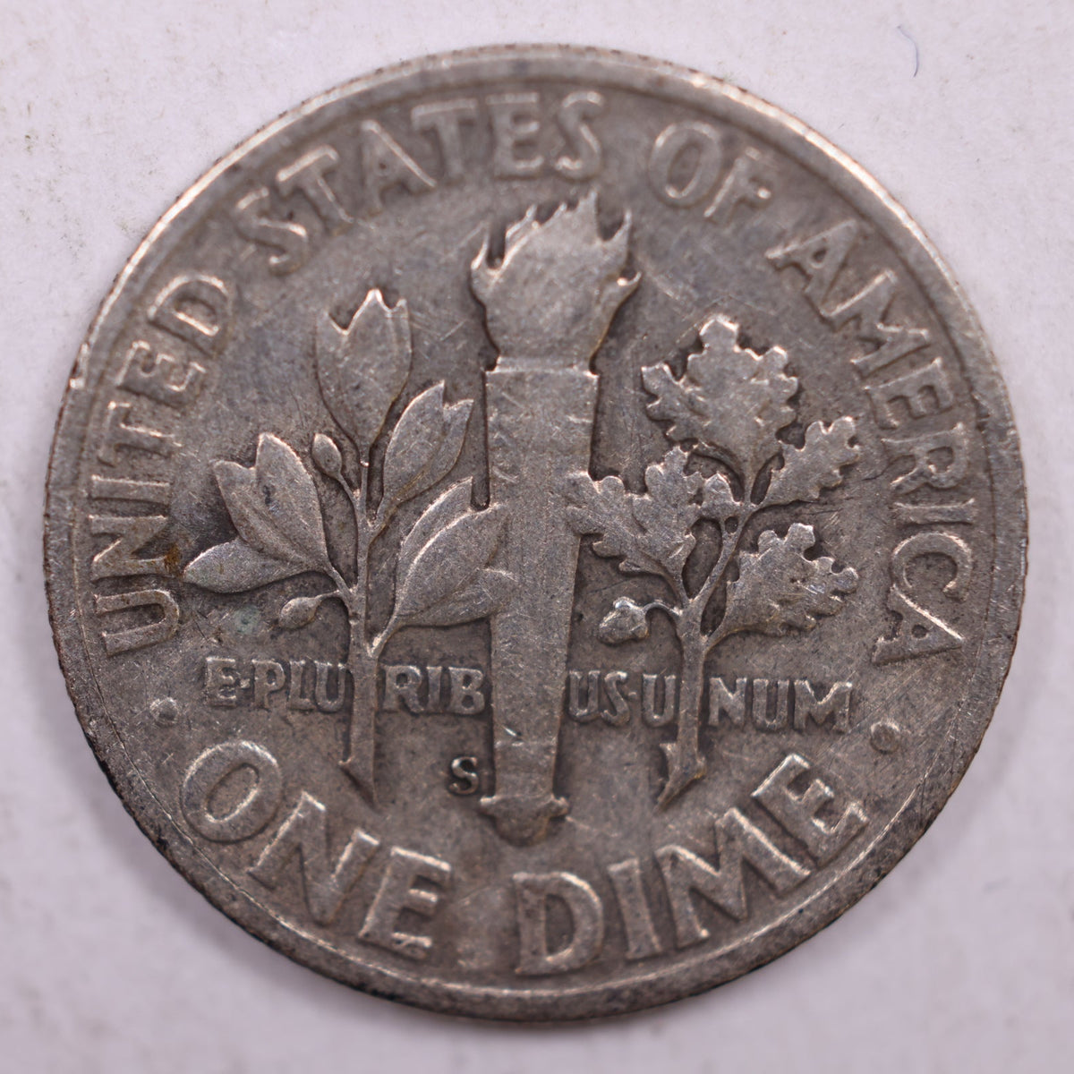 1946-S Roosevelt Silver Dime, Mint State Uncirculated Coin, Store #DE0269