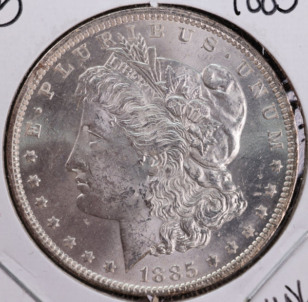 1885-O Morgan Silver Dollar, Nice Uncirculated Coin, Store #23080474