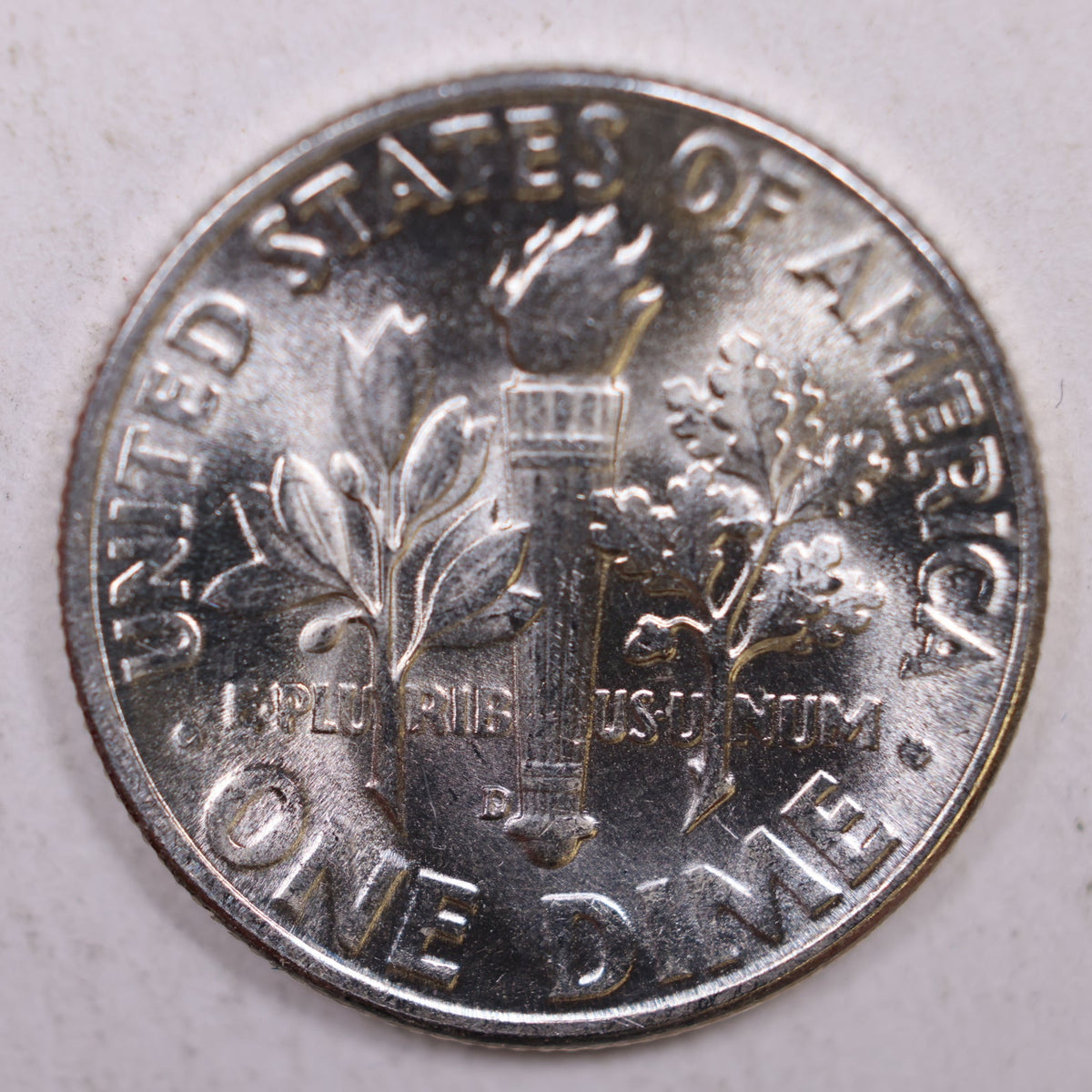 1946-D Roosevelt Silver Dime, Mint State Uncirculated Coin, Store #DE0271