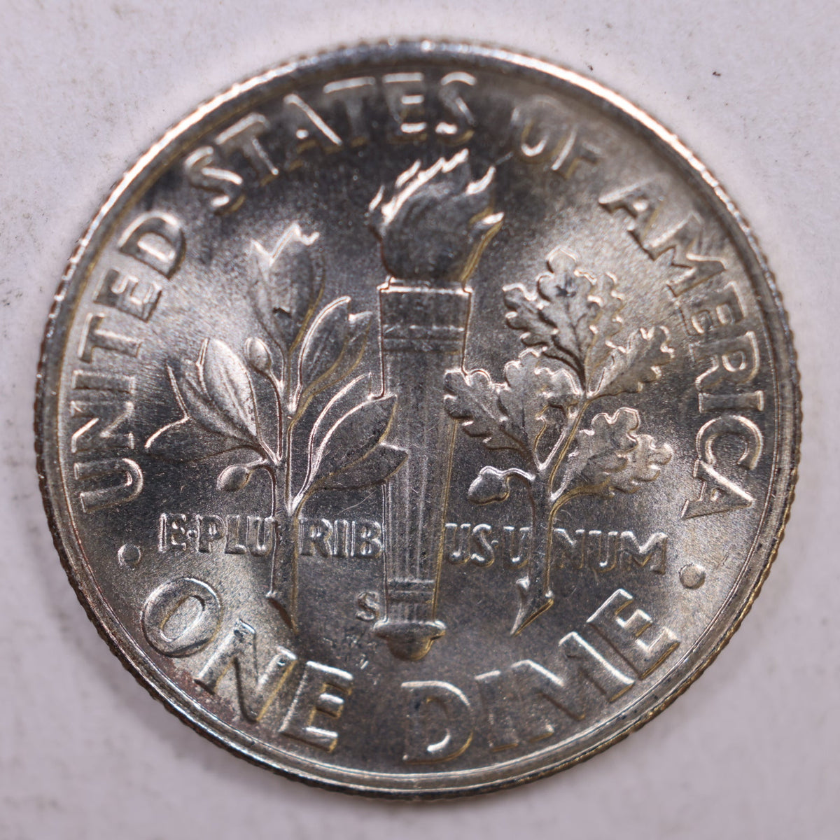 1946-S Roosevelt Silver Dime, Mint State Uncirculated Coin, Store #DE0274