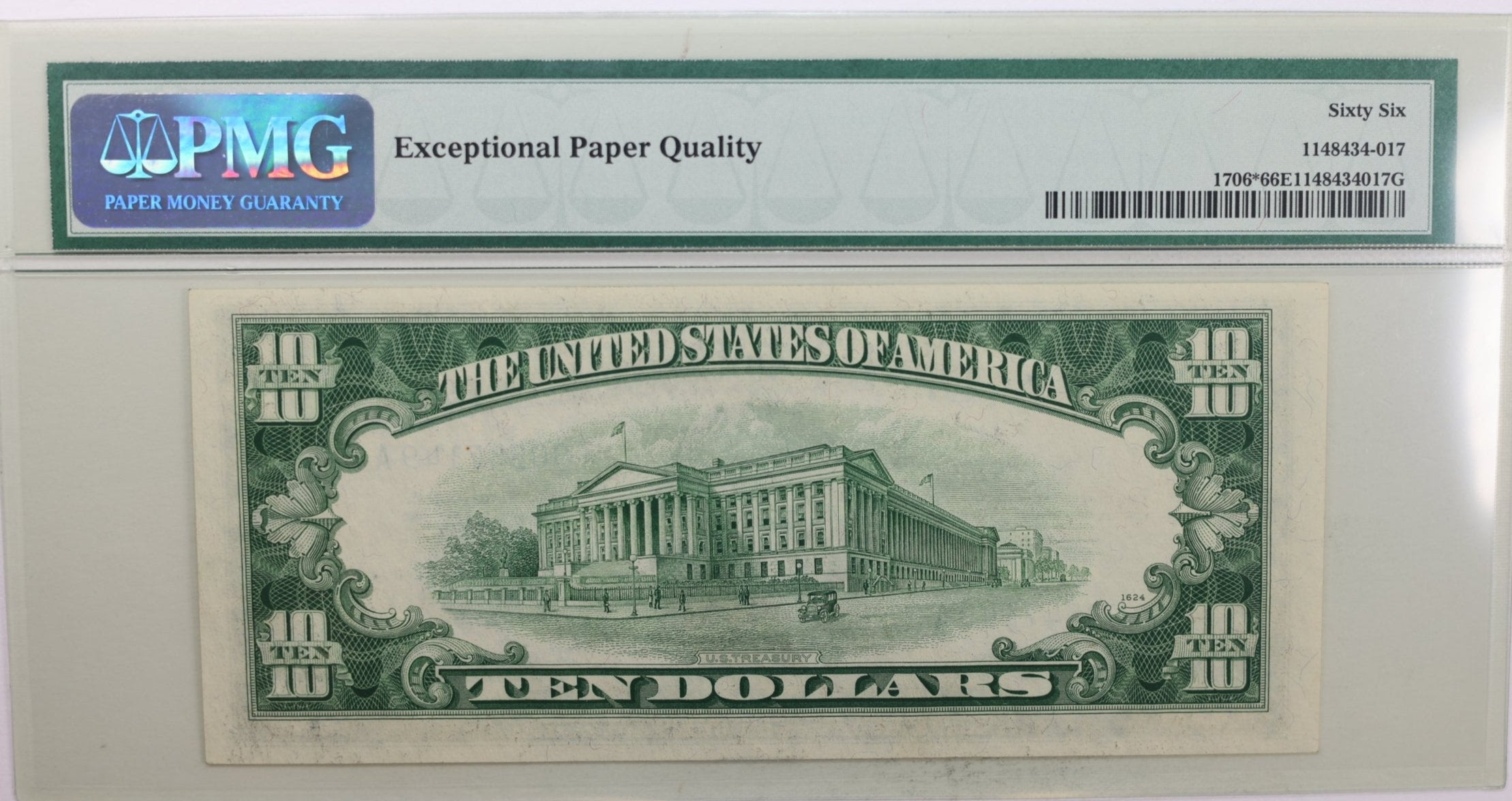 1953 $10 Star Note., Silver Certificate., PCGS Currency CU-66., PPQ., Store #GSSC015