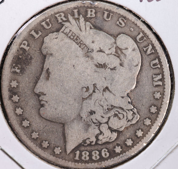 1886-O Morgan Silver Dollar, Affordable Circulated Coin, Store #23080485