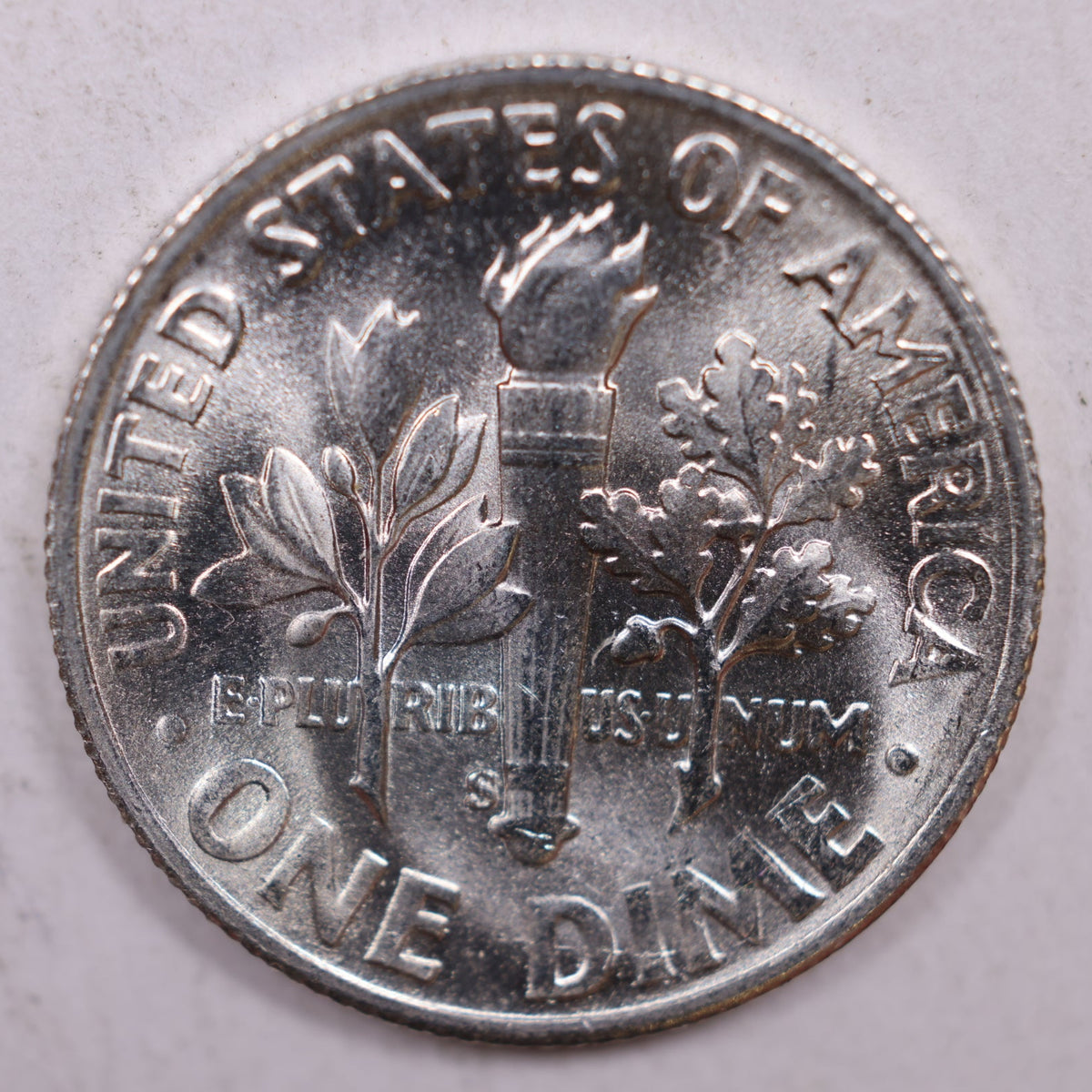 1947-S Roosevelt Silver Dime, Mint State Uncirculated Coin, Store #DE0281