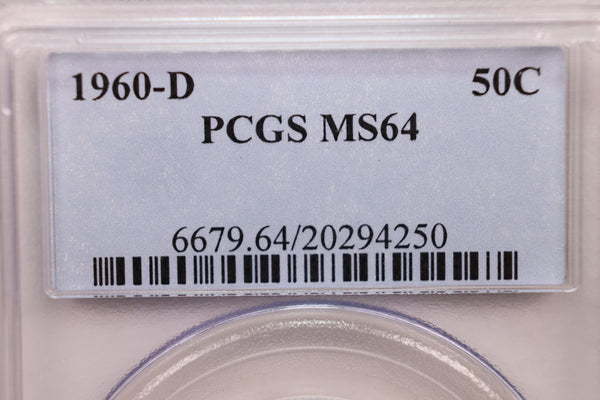 1960-D Franklin Half Dollar., PCGS MS-64, Store Sale #GHR041.