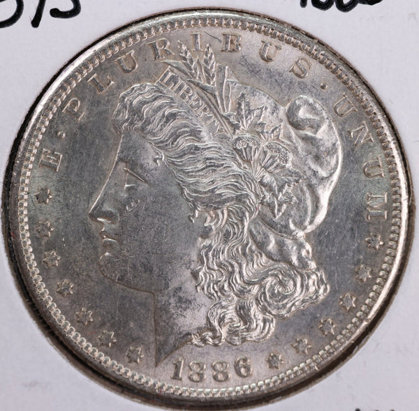 1886-S Morgan Silver Dollar, Nice MS60 details, Store #23080487