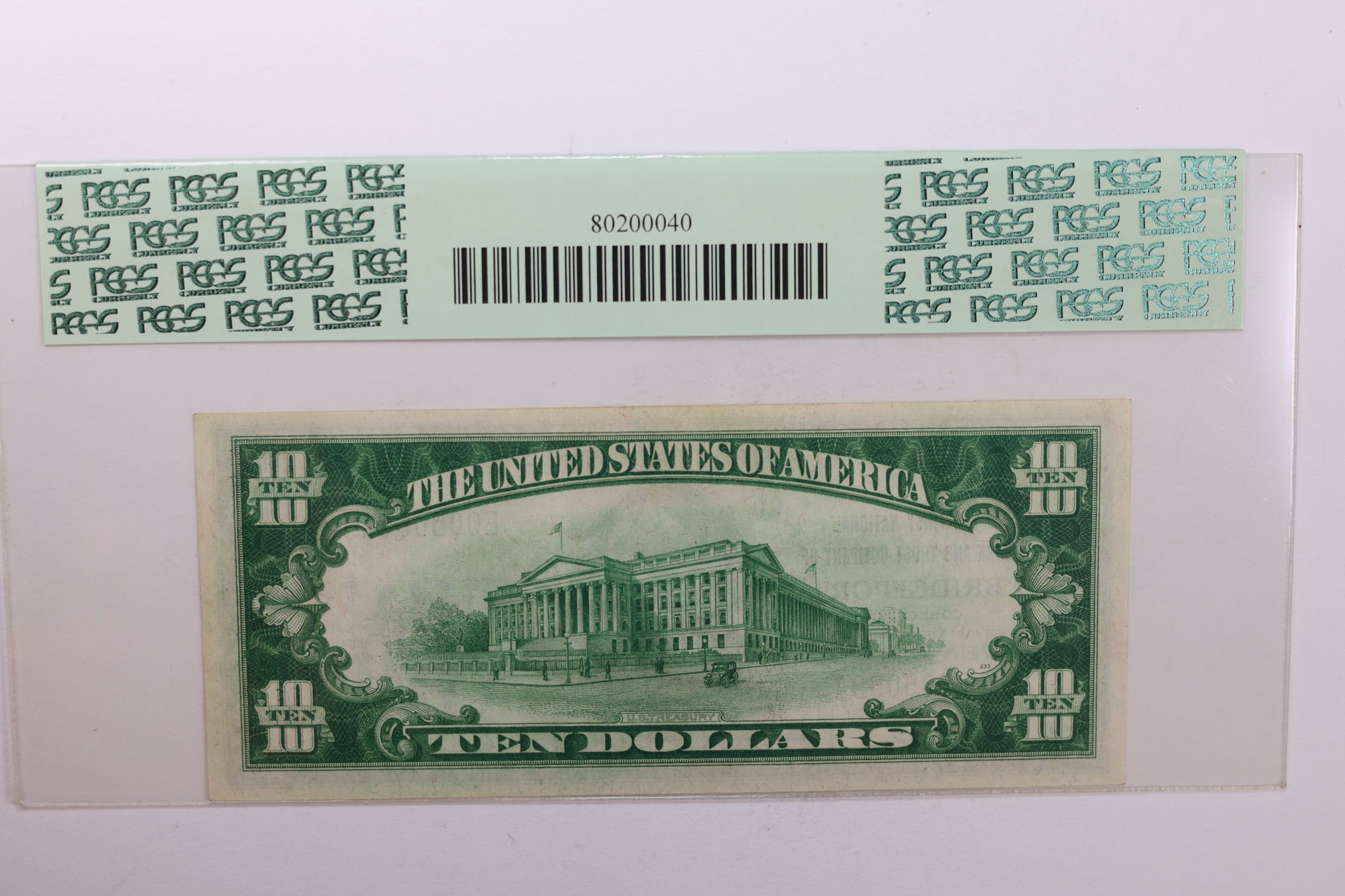 1929 $10., National Currency., Bridgeport, CT., PCGS Currency CU-65., PPQ., Store #SGNB