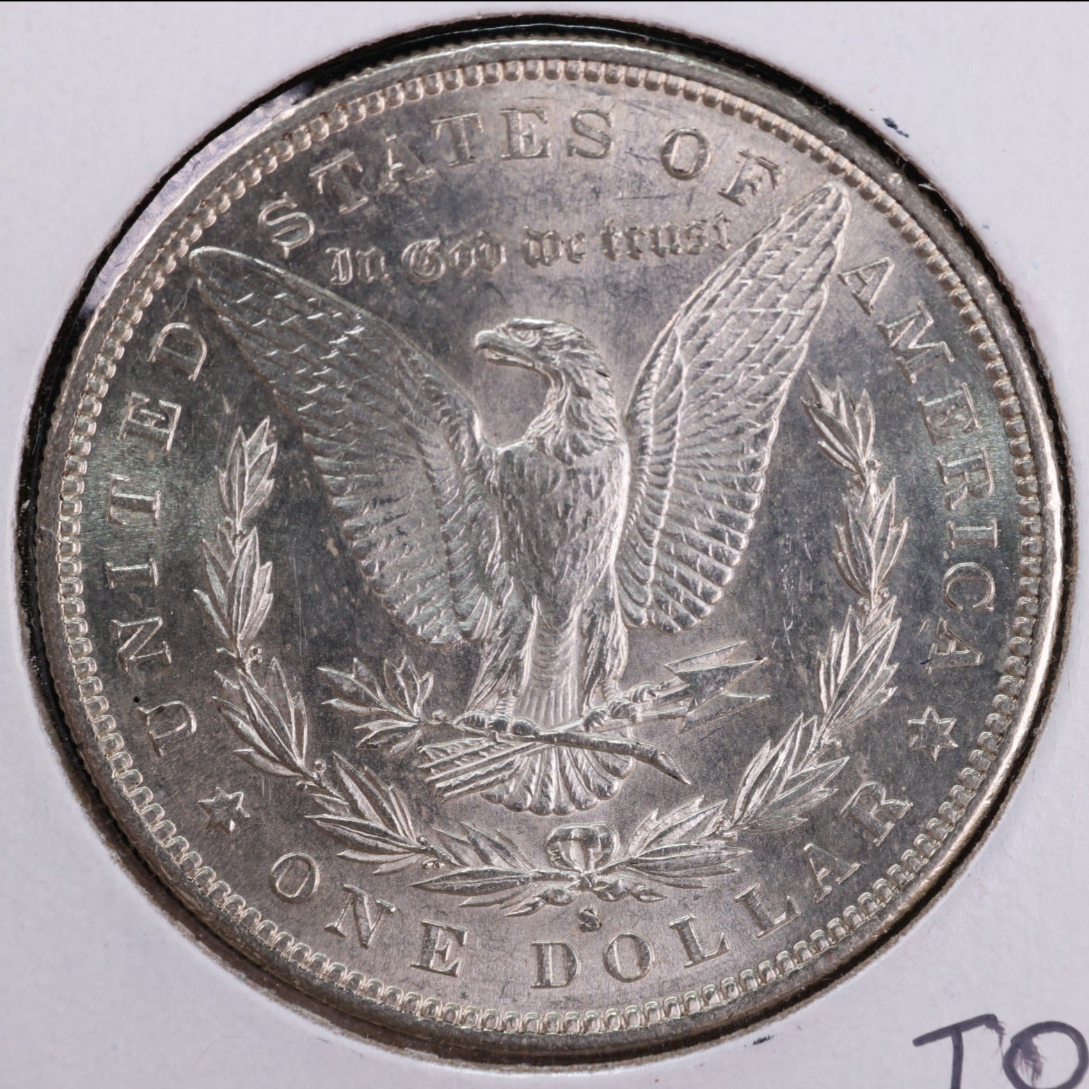 1886-S Morgan Silver Dollar, Gem Mint State Uncirculated Coin, Store #DR0044