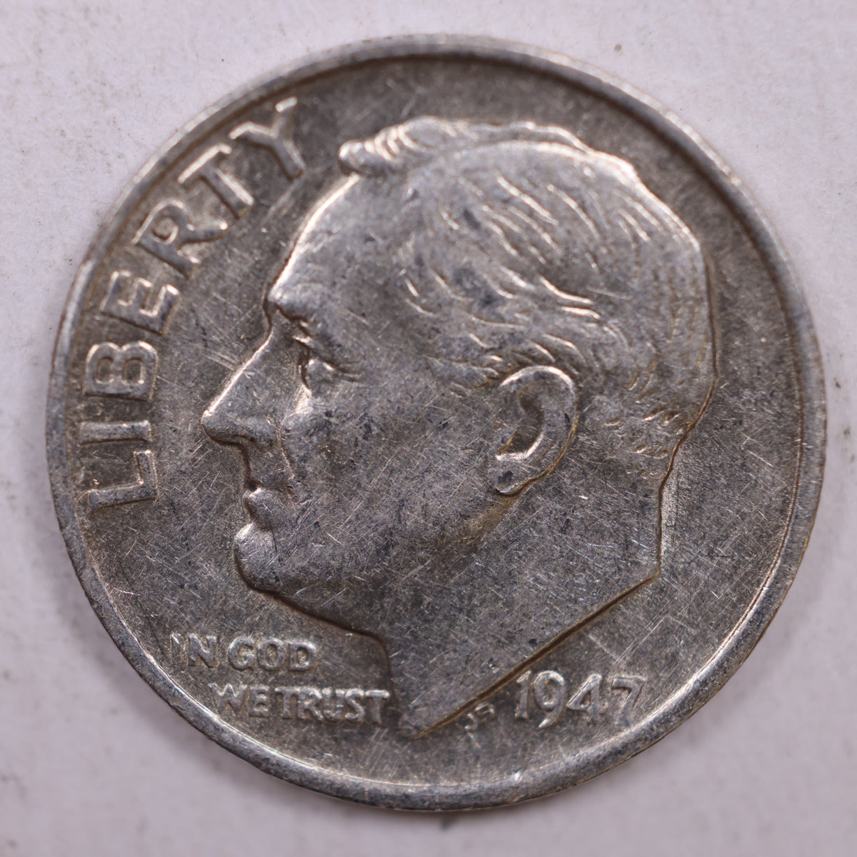 1947-S Roosevelt Silver Dime, Extra Fine Circulated Coin, Store #DE0291