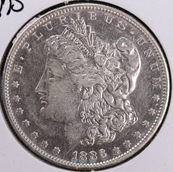 1886-S Morgan Silver Dollar, Affordable Circulated Coin, Store #23080488