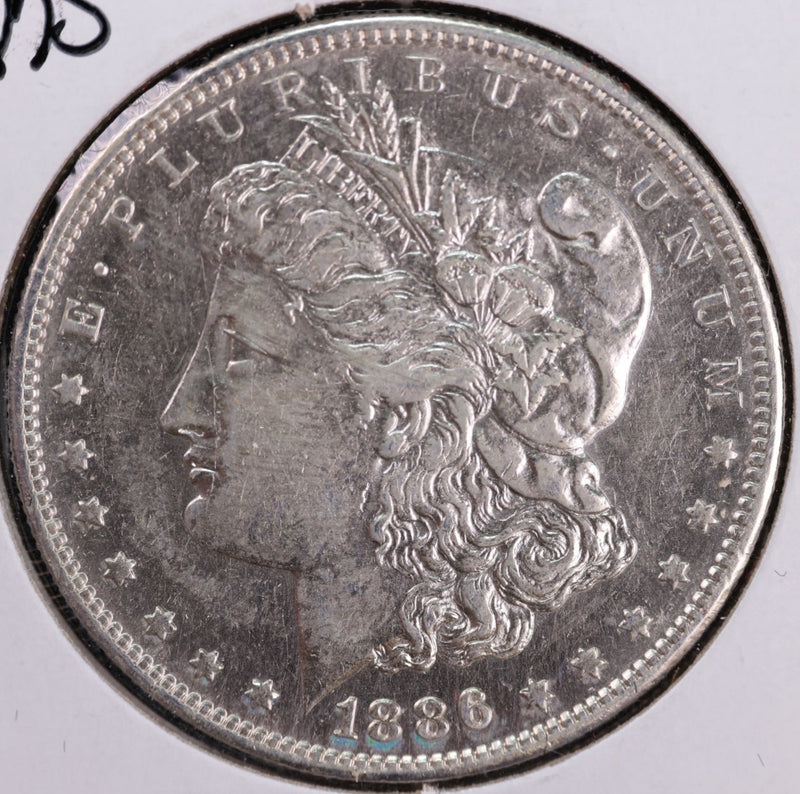1886-S Morgan Silver Dollar, Affordable Circulated Coin, Store