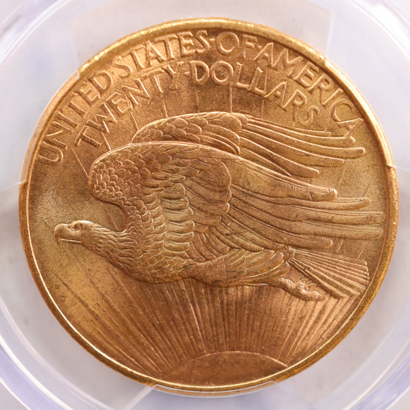 1908 $20 Saint GAUDENS, Double Eagle, No Motto, PCGS MS-64, Store Sale