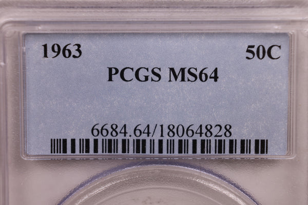 1963 Franklin Silver Half Dollar., PCGS MS-64, Store Sale #GHR045.