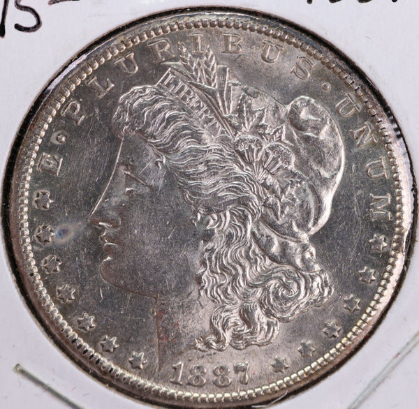 1887-S Morgan Silver Dollar, Nice Uncirculated Coin, Store #23080496