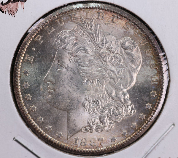 1887-S Morgan Silver Dollar, Nice MS63 Details, Store #23080497