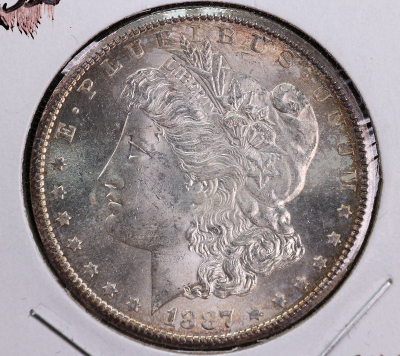 1887-S Morgan Silver Dollar, Nice MS63 Details, Store