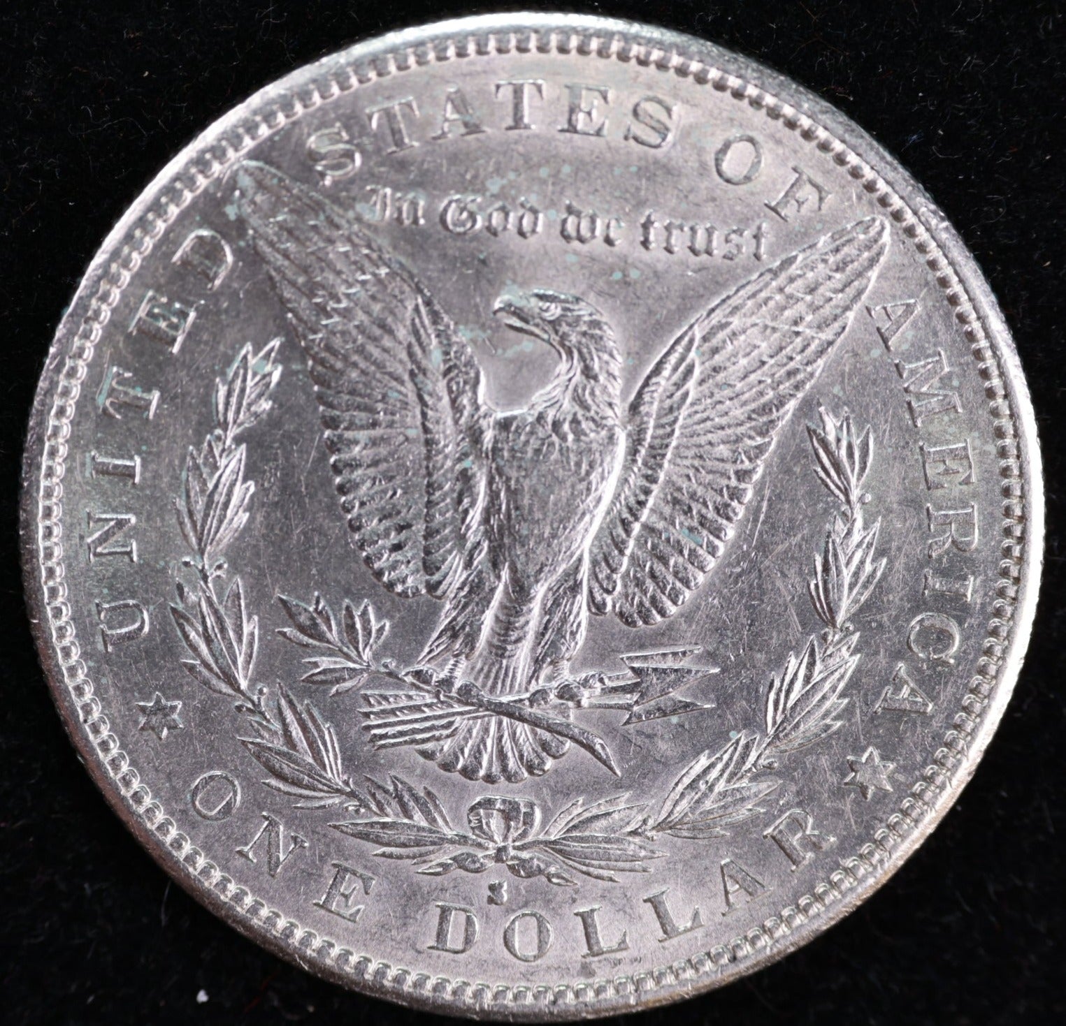 1887-S Morgan Dollar, Mint State Uncirculated Coin, Store #DR0237