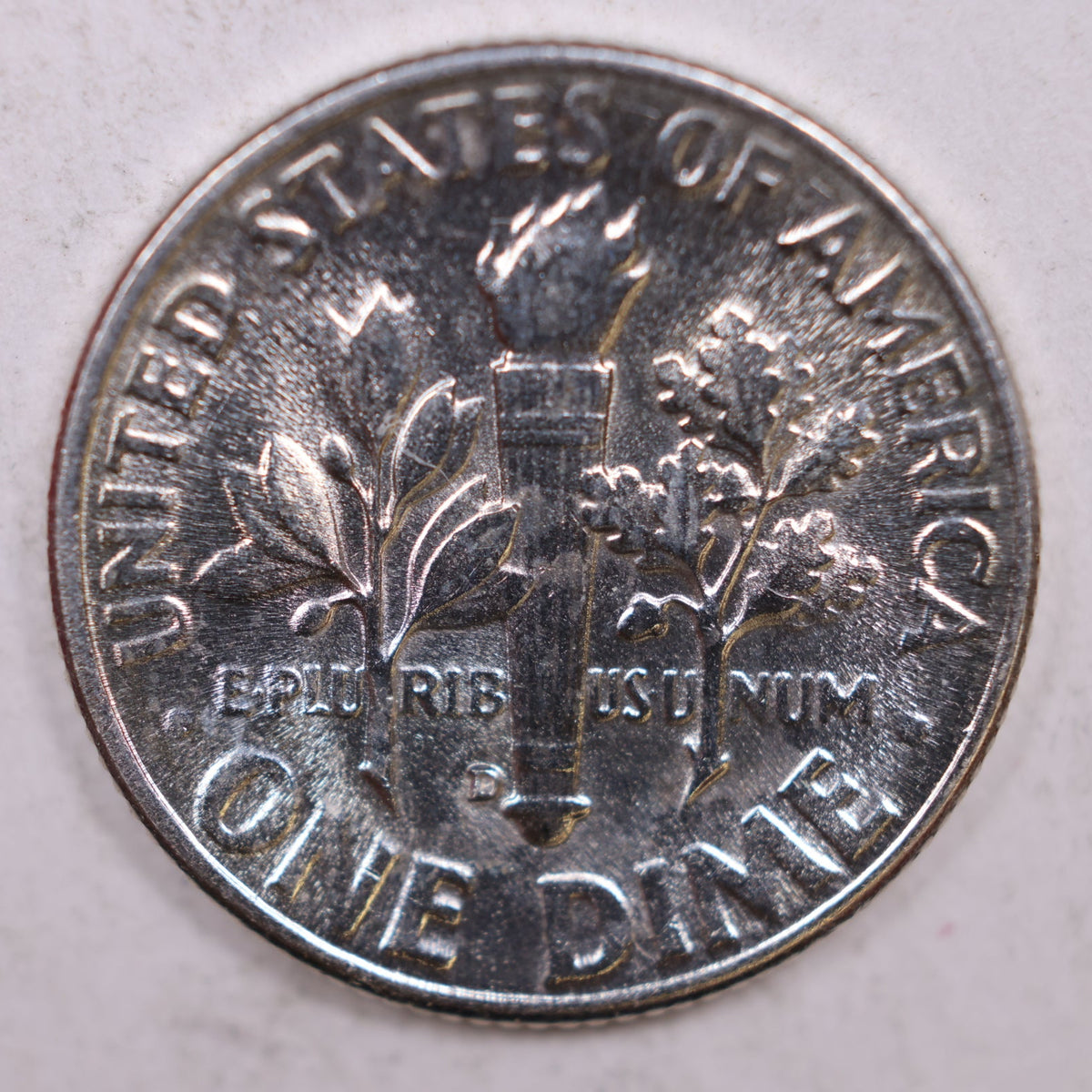 1948-D Roosevelt Silver Dime, Mint State Uncirculated Coin, Store #DE0316
