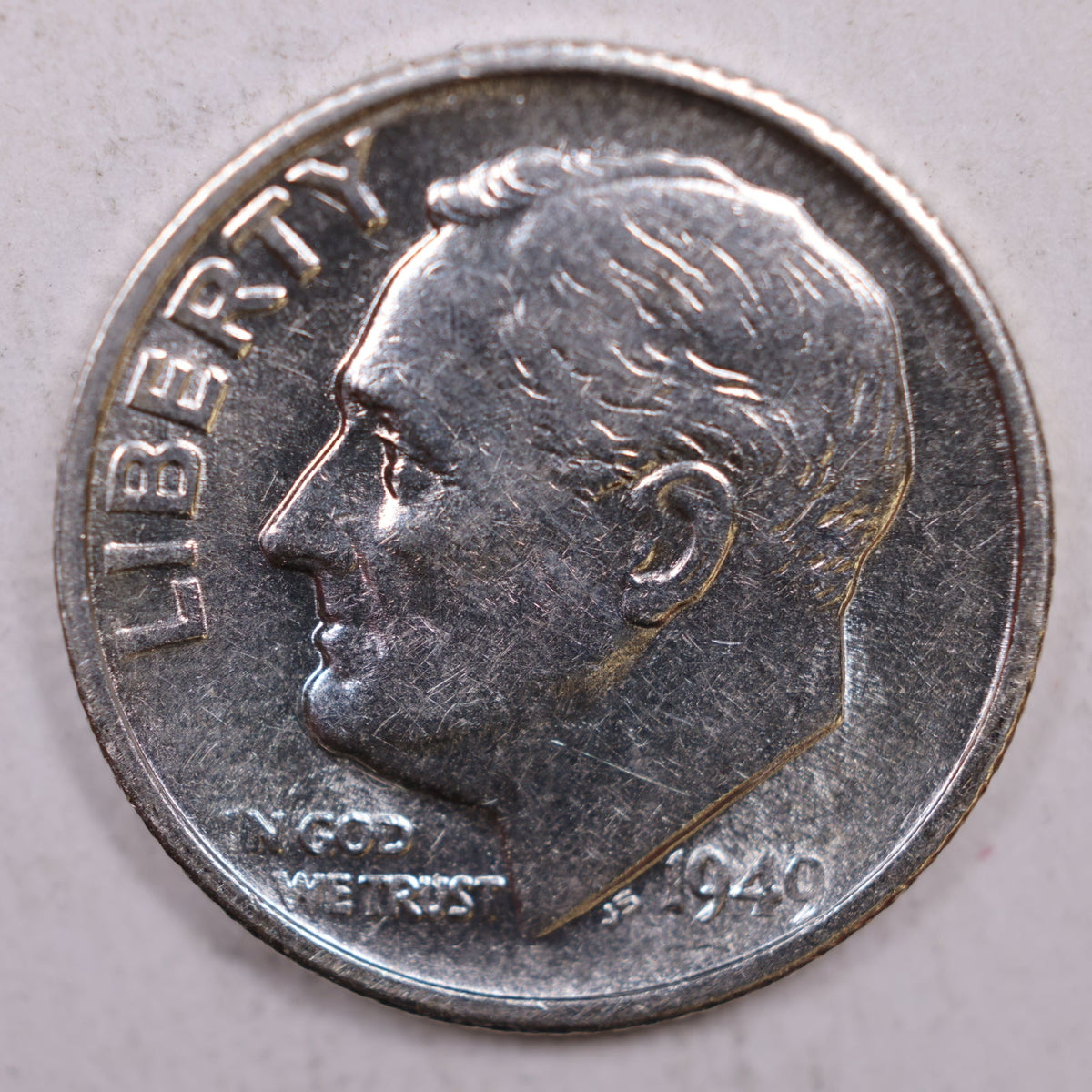 1949-S Roosevelt Silver Dime, Mint State Uncirculated Coin, Store #DE0322