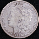 1888-S Morgan Silver Dollar, FIne Circulated Coin, Store