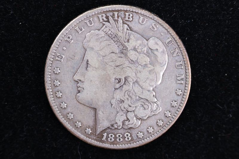 1888-S Morgan Silver Dollar, Affordable Circulated Coin, Store