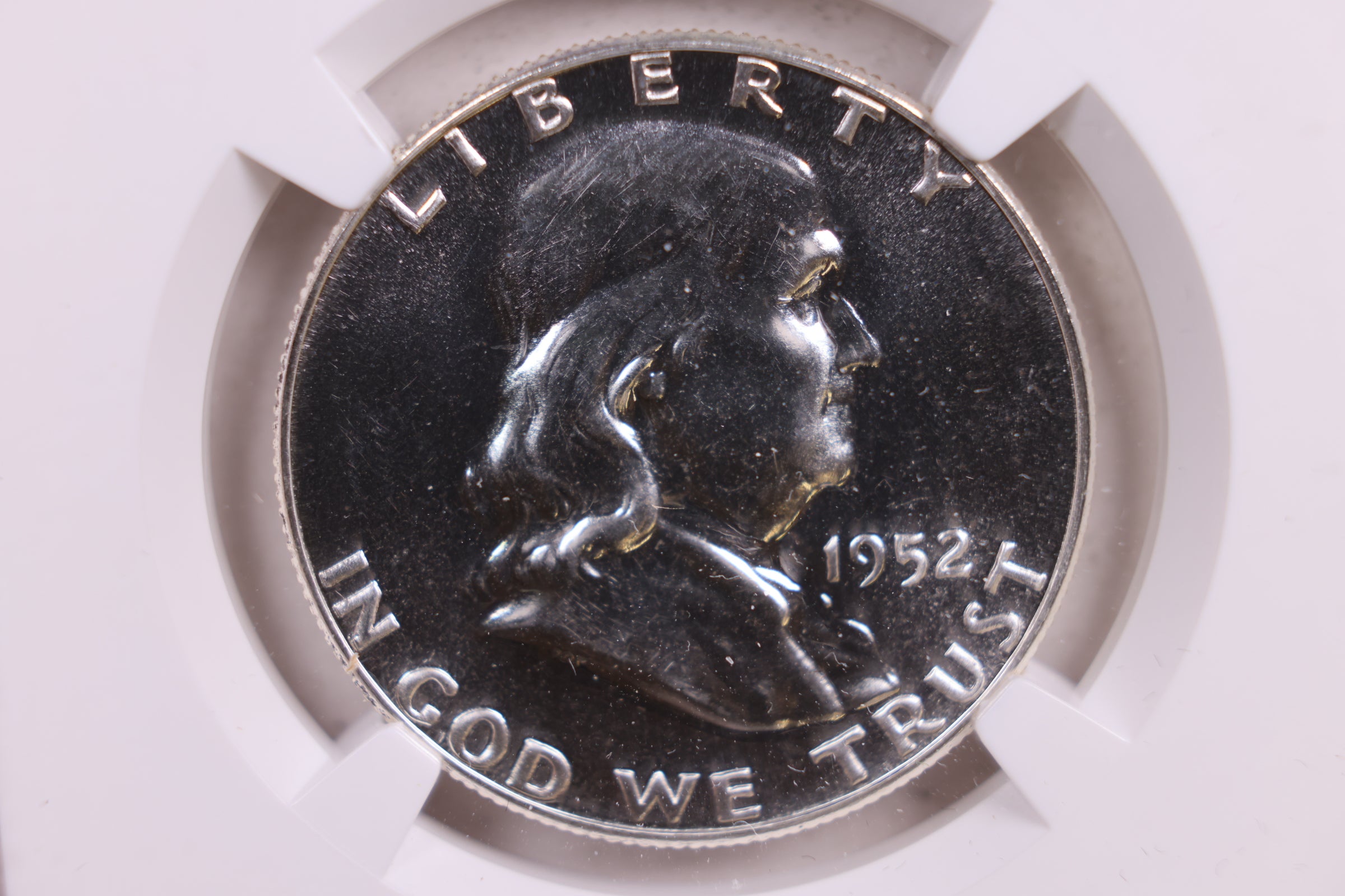 1952 Franklin Silver Half Dollar, NGC Proof-66, Store #GHR052