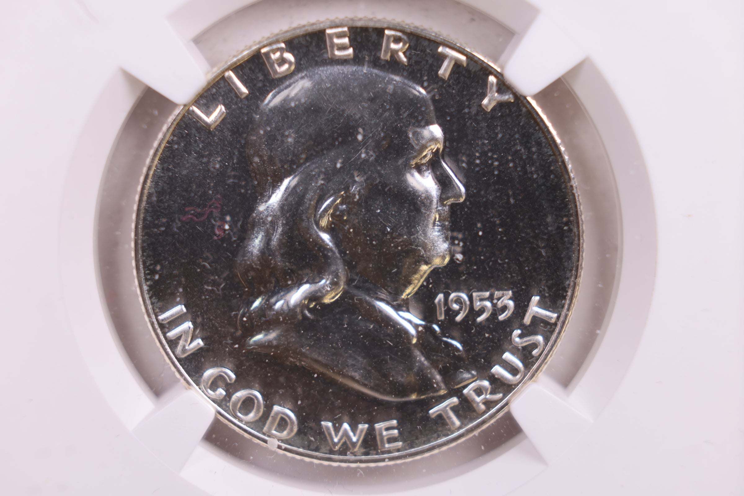 1953 Franklin Silver Half Dollar., NGC Proof-67., Store Sale #GHR053.