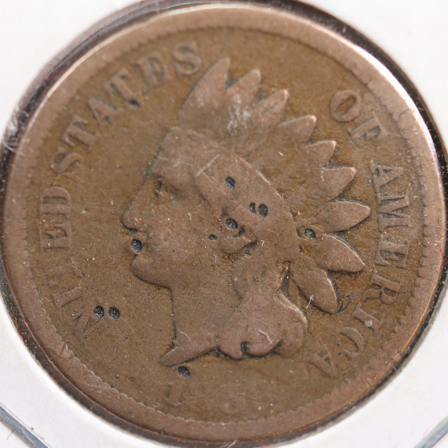 1859 Indian Head Cent, Very Good Circulated Coin, Store #CT0731