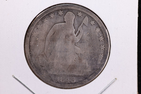 1843-O Seated Liberty Half Dollar, Affordable Collectible Coin, About Good, Store #230804138