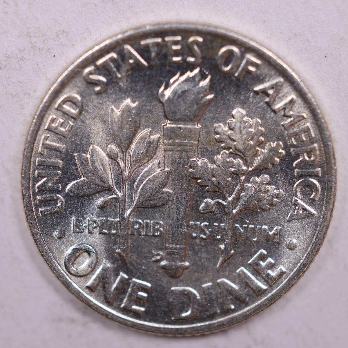 1952-D Roosevelt Silver Dime, Mint State Uncirculated Coin, Store #DE0340