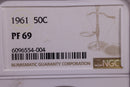 1961 Franklin Silver Half Dollar. NGC Proof-69., Store Sale