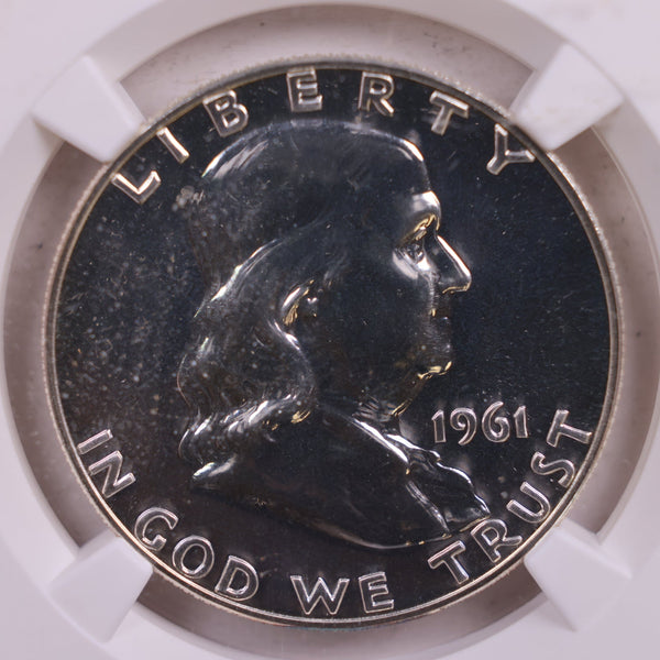 1961 Franklin Silver Half Dollar. NGC Proof-69., Store Sale #GHR064.