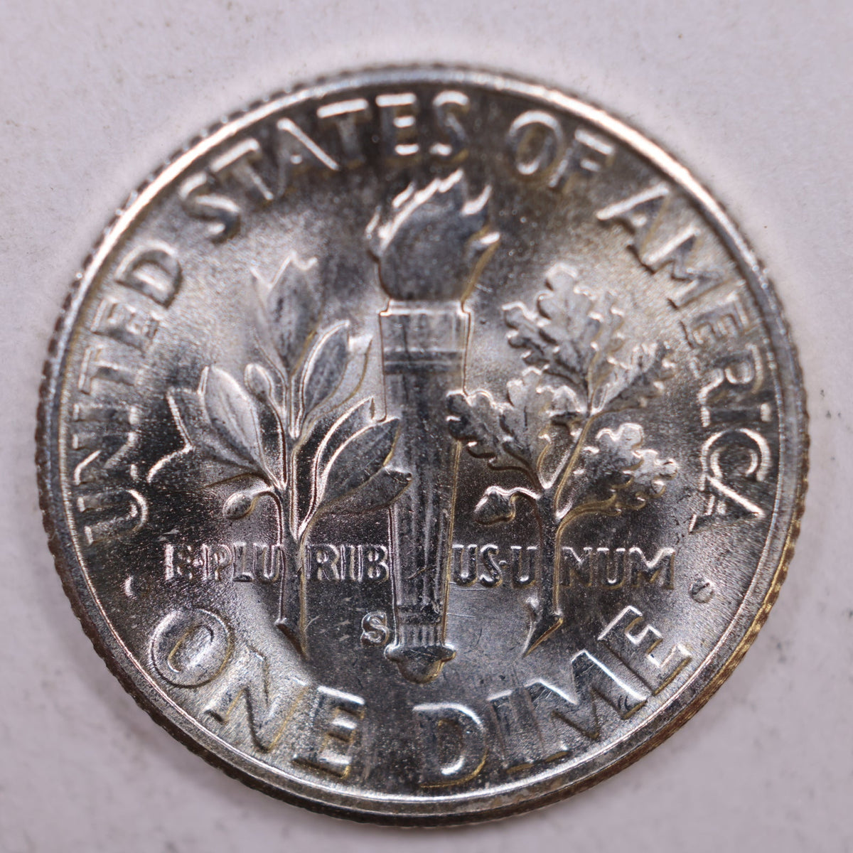 1953-S Roosevelt Silver Dime, Mint State Uncirculated Coin, Store #DE0353
