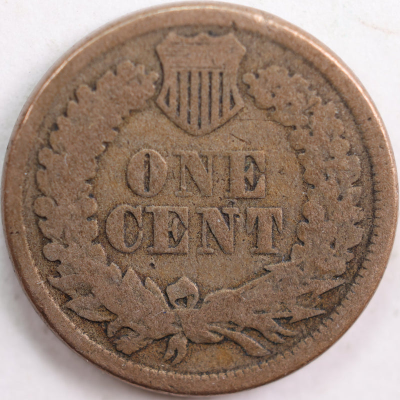 1860 Indian Head Cent, Very Good Circulated Coin, Store